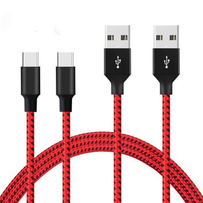 China Video Game Player 1m 2m Type C Tether USB C Charger Nylon Braided USB C Fast Charging Cable for sale