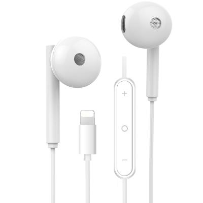 China Perfect Sound Mfi Certified Original Headphones Lightning Mfi Headphones For iPhone7/8/X rohs for sale