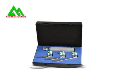 China Stainless Steel Anaesthetic Intubation Medical Laryngoscope Set Customized for sale