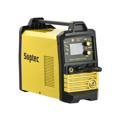 China SUPTEC Gasless Reversing Aluminum MIG MIG Welding Machine SYN MIG-200 DOUBLE PULSE Welder for sale