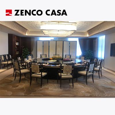 China Chinese Style Hotel Banquet Hall Electric Dining Table And Chairs For Hotel Restaurant for sale