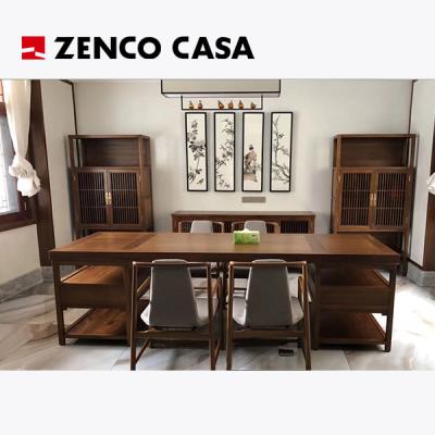 China Muebles tradicionales de estilo chino Mesa de madera sólida sillas de libros Estante de libros y estante de almacenamiento en venta