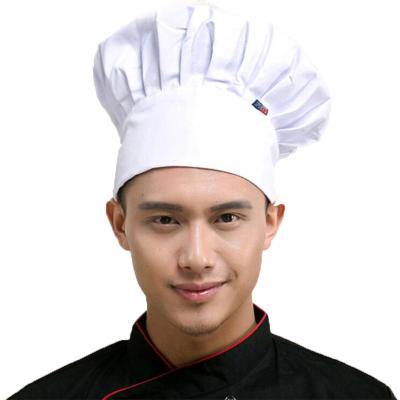 China Eco-friendly Cake Store Chef Hat Kitchen Supplies Working Waiter Hotel Chef Hat for sale