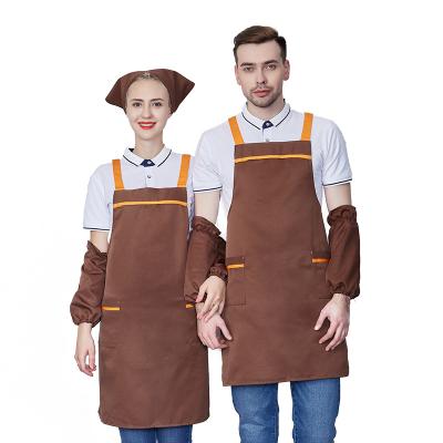 China Custom Logo Men Women Waiters Apron Eco - Friendly Work Apron for sale