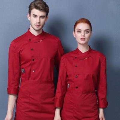 China Eco-Friendly Kitchen Special Apparel Customizable Hotel Bar Chef Jacket Uniforms for sale