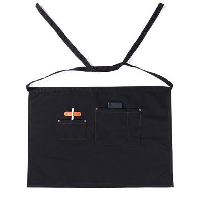 China Eco-Friendly FACTORY SUPPLY Customized Logo Apron Craftman Workshop Cotton Apron Half for sale