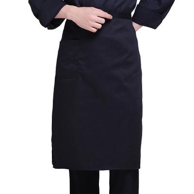 China Eco-friendly Wholesale Custom Made China Restaurant Supply China Half Waist Apron With Pocket for sale