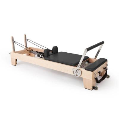 China 200KG gym fitness yoga reformer pilates accessories bodybuilding exercise pilates solid wooden reformers push up machine for sale