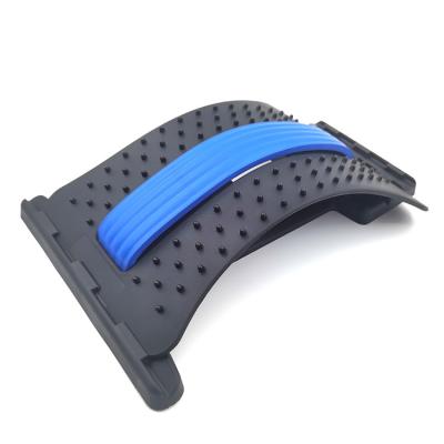 China Lower Back Pain Relief Women Flexibility Men Increase Plastic Multilevel Lumbar Support Back Stretcher for sale