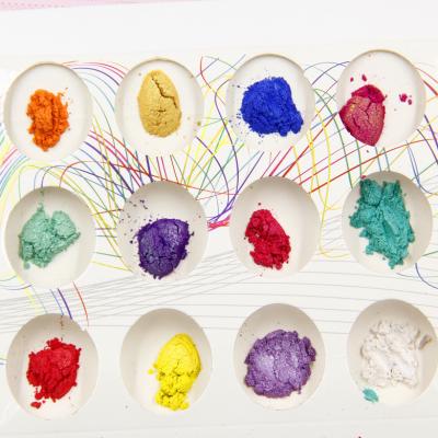 China Nail Powder 24 Colors Nail Glitter Powder Pearl Acrylic Powder For Nail Art DIY Crystal Powder Nail Design for sale