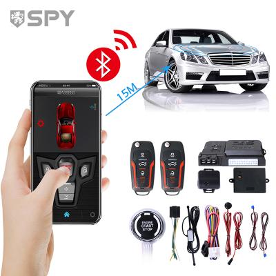 China Push Button Start Engine SPY New Arrival Manufacturer Supply Wireless LCD Screen One Way Car Alarm for sale