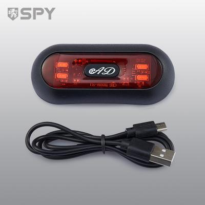 China SPY Indicator Easy Wear Warning Bike Led Helmet Light Bicycle Turn Signal Motorcycle Tail Safe Light For Helmets for sale