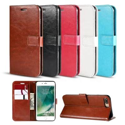 China With Stand Wallet Leather Phone Case For iPhone Flip Cover Wallet Leather Phone Case Card Holder for sale