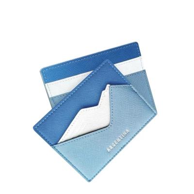 China Business Card Customized Logo Credit ID Phone Card Holder Wallet Business Card Case Promotion PU Leather Card Holder for sale