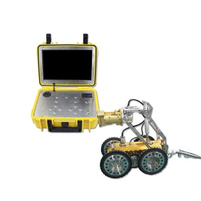 China PAN-TILT Meter PTZ Underwater Sewer CCTV Inspection Robot Camera for sale