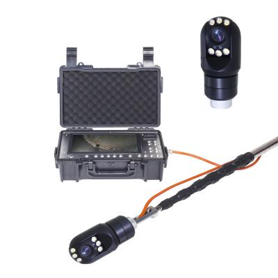 China PAN-TILT Pan and Tilt Mud Pipeline Visual Inspection Camera Remote Zoom Camera Manhole Camera for sale