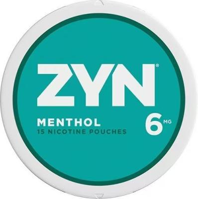 China 2024 3mg 6mg ZYN cans nic pouches  custom tag MENTHOL PEPPERMINT for sale