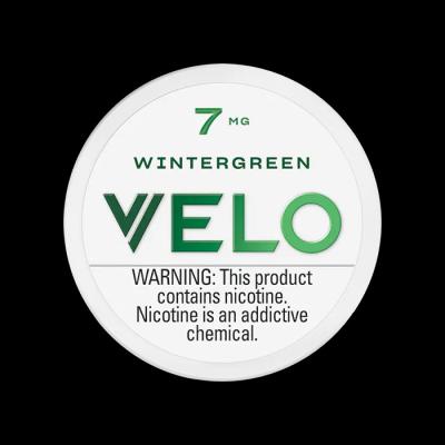 China Velo Wintergreen 7MG Nic Pouches for sale