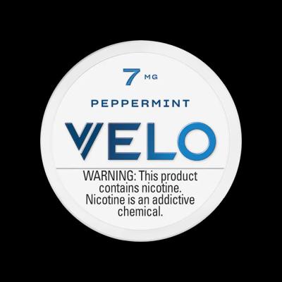 China Velo Peppermint 7MG Nic Pouches for sale