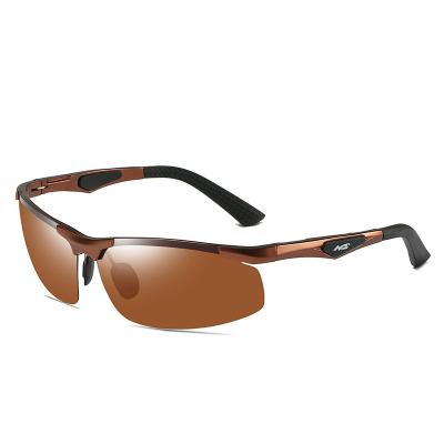 China Fashion sunglasses wholesale magnesium aluminum sports polarized sunglasses day and night vision driving sunglasses for sale