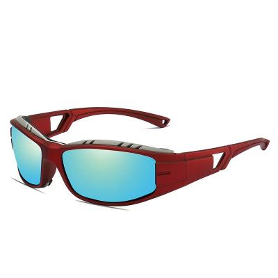 China Sports Cycling Single Sunglasses Sports OEM Vintage Sports Glass Cycling Sunglasses for sale