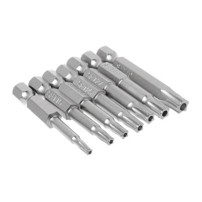 China 7Pcs Non-Ferrous Metal Star Drill Bit Magnetic 1/4