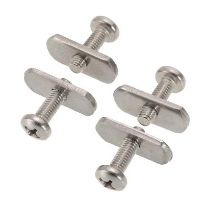 China Other 4Set Kayak Marine Boat Screws Track Nuts Stainless Steel Rail Gear Rack Kayaker Accessories/Track Hardware for sale