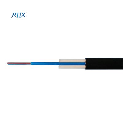 China Direct Buried / Duct / Single Mode Aerial Outdoor Nonmetallic Flat Fiber Optic Cable GYFXTBY 1-24 Cores , FRP Aerial Flat Fiber Optic Cable for sale