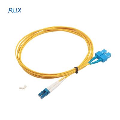 China FTTX Shenzhen RUX Directly Supply Free Sample 0.9mm 2.0mm 3.0mm SM SX SC/APC-SC/UPC Fiber Optic Patch Cord for sale