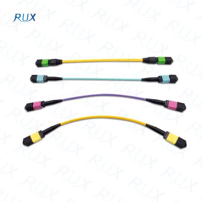 China FTTX 100% TESTED BEFORE DELIVERY MPO AND MTP FIBER OPTICAL PATCH CORD for sale