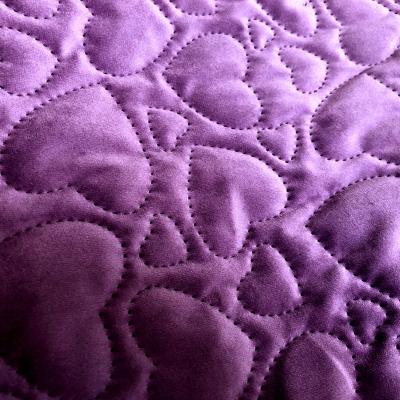 China Wholesale Heart Shaped Memory Cotton Pre Ultrasonic Velvet Quilted Fabric For Sofa Cover Mattress Pillow for sale