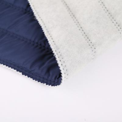 China New Fashion Single Sided Custom Memory 2.5 Inches Strip Quilted Ultrasonic Quilting Roll Pongee Jacket Coat Fabric for sale