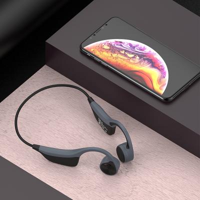 China B2 Ear Hook Bone Conduction Comfortable Professional Black Portable Sports Earphones Wireless Headset 5.0 for sale