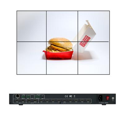 China Create 3x3 LCD video wall HDMI 2.0b 3x3 video wall multi-resolution up to 3840x2160@60Hz, HDCP 2.2 support PIP on video wall for sale