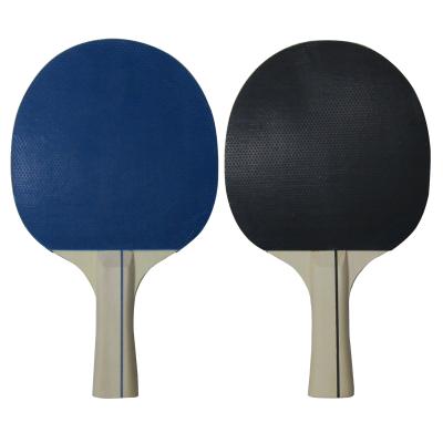 China Hot Selling Good Quality Table Tennis Bat +Rubber+sponge Wood Table Tennis Racket For Game for sale