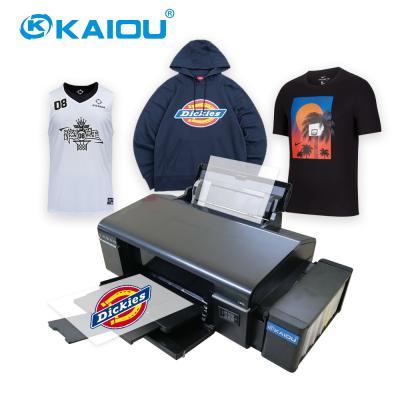 China Dtf printer a3 KAIOU A4 printing housing use format sublimation DTF desktop printer for T-shirt printer en venta