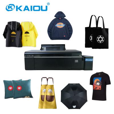 China Dtf printer a3 printing KAIOU A4 format desktop sublimation DTF printer for T-shirt printer for sale