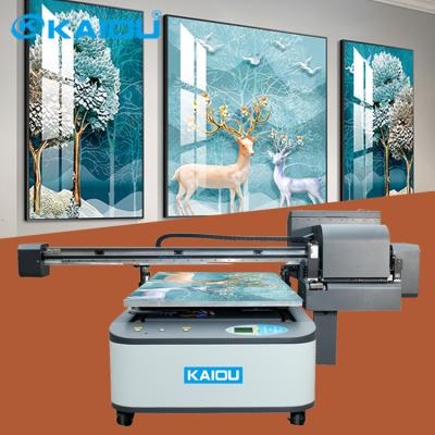 China Phone Shell.Card.Udisk.Mobile Power.Hairpin .personalized printing Kaiou 6090 flatbed UV printer ceramic tiles hybrid inkjet 3d uv printer for sale