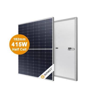 China 2023 New Product China Factory 415w Solar Photovoltaic Panels Solar Pump Price 25 Years Warranty Sales 410W Solar Panels for sale