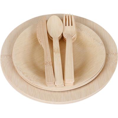 China Home Hotel Restaurant Tableware Eco Friendly Reusable Bamboo Dish Dishes Custom Bamboo Dish for sale