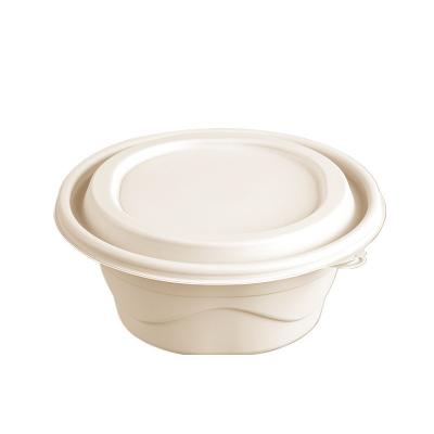 China Disposable Customizable Eco Friendly Biodegradable Cornstarch Take Out Bowl Food Container for sale