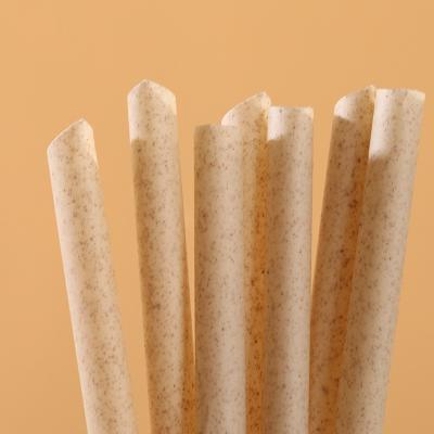 China Eco Friendly Fully Biodegradable Straws Juice Straws Disposable Drinking PLA Tanwei Sugarcane Drinking Straws for sale