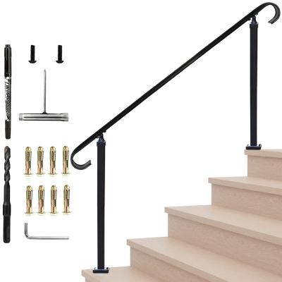 China Beautiful and Easy to Install Ready to Ship Makeup 5ft Metal Balustrade Decking Railings Outdoor and Stair Adjustable Indoor Balustrade for sale