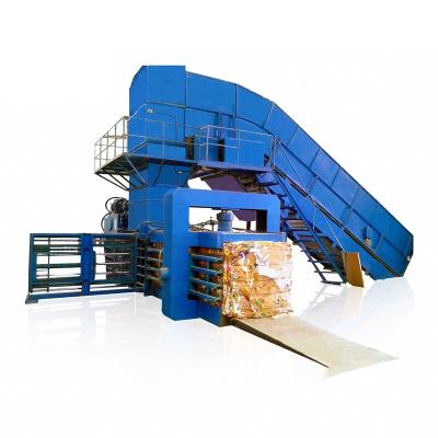 China 150T Horizontal Automatic Waste Recycling Waste Compress Baler Hydraulic Carton Packing Press Machine for sale