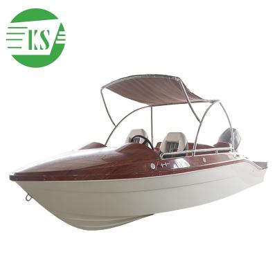 China Aluminum Small Yacht Professional Fiberglass Fishing Boat Mini Fishing Boat for sale