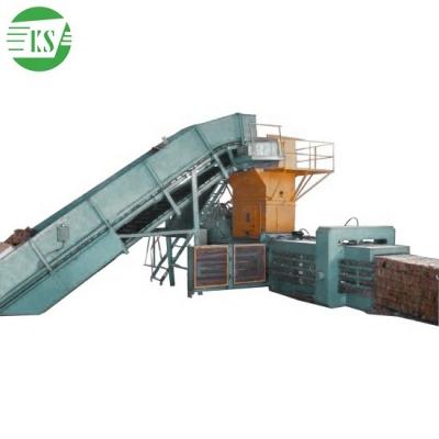 China Waste Recycling Station Hot Sales Automatic Horizontal Balers For Waste Paper Cardboard Machine for sale