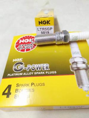 China NGK LTR5GP / 5019 G Power Ngk Platinum Spark Plugs / Motorcycle Park Plugs for sale