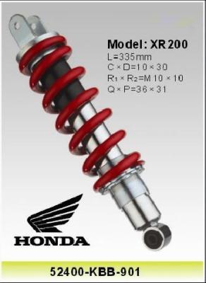 China Acessório da motocicleta de Honda Xr200, os choques 52400-KBB-901 da motocicleta de 335MM à venda