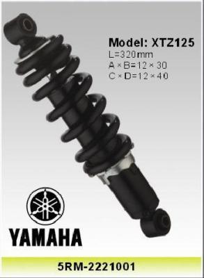 중국 Yamaha XTZ 125 모터바이크 완충기 320MM 모터 후방 충격, 5RM-2221001 판매용