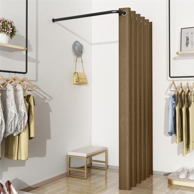 China Shopping Malls Finely Processed Fitting Rooms Modular Boutique Metal Fitting Room for sale